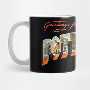 Greetings from Pottsville Pennsylvania Mug